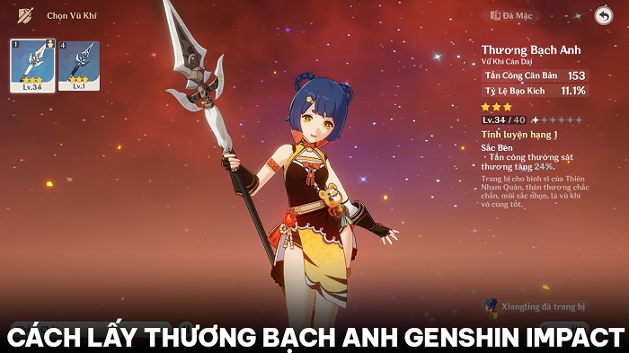 Thương bạch anh trong genshin impact, hướng dẫn chi tiết và cách sử dụng hiệu quả